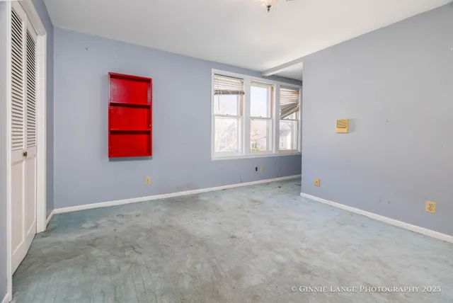 a view of an empty room