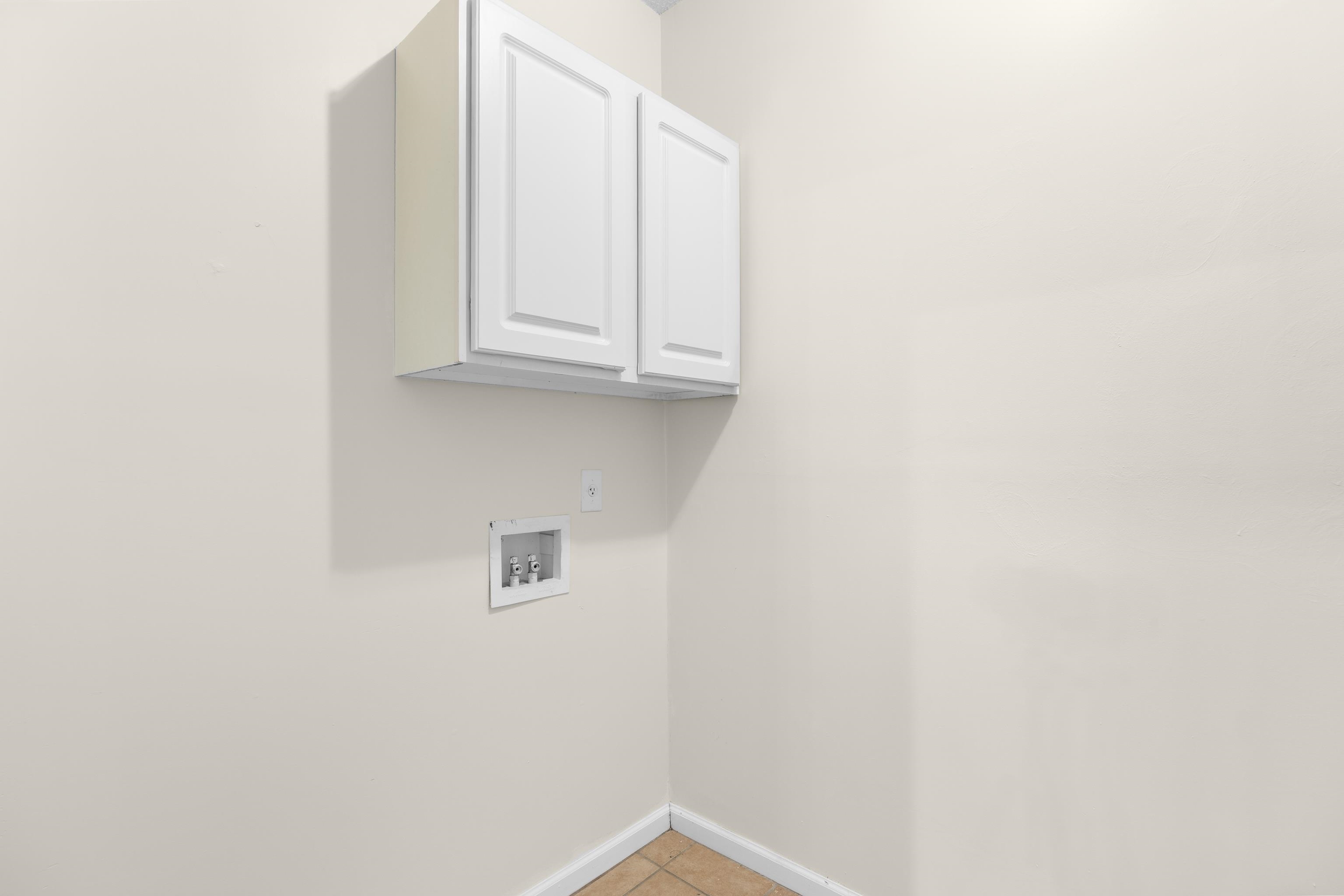 5846 Longwood Drive, Unit 203 Murrells Inlet, SC 29576 - Photo 20 of 38 This is the area where the washer would go. There is an electric dryer that will convey.