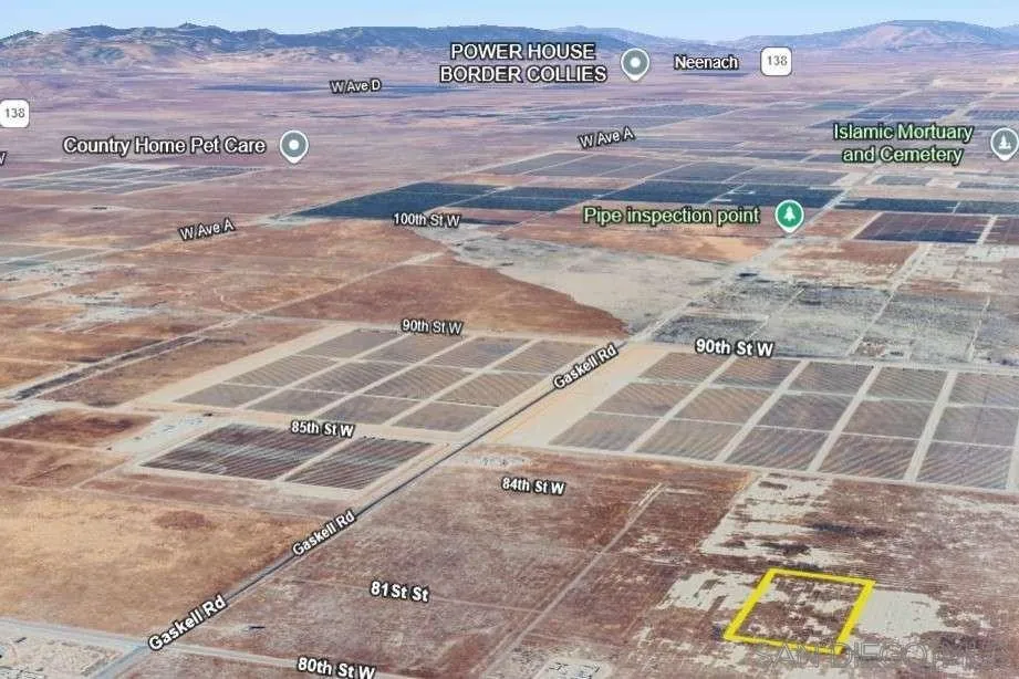 0 Tbd, Unit 1 Rosamond, CA 93560 - Photo 39 of 43 a view of a backyard