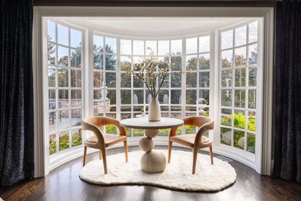 32 Parkman Way Needham, MA 02492 - Photo 14 of 35 a view of a dining room with furniture window and wooden floor