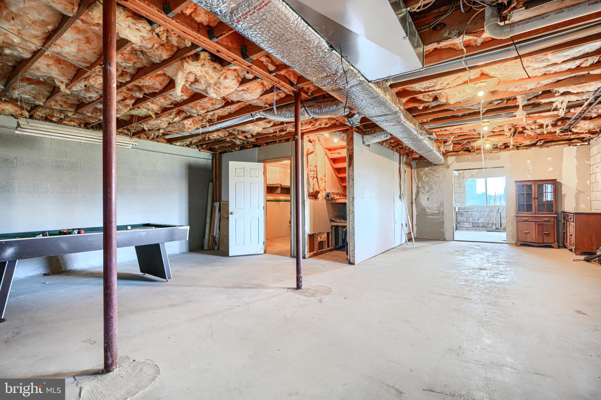 1216 Bachmans Valley Road Westminster, MD 21158 - Photo 55 of 70 Spacious unfinished basement with potential.
