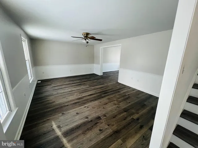 wooden floor in an empty room