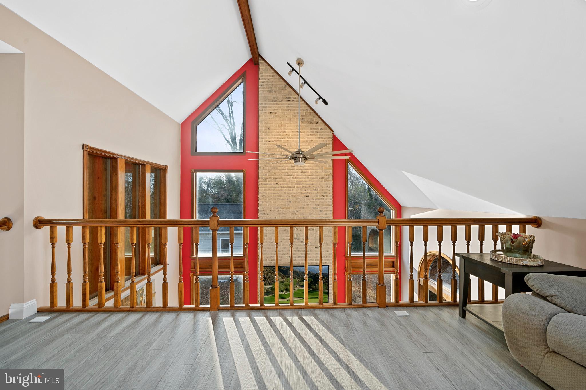 13340 Rousby Hall Road Lusby, MD 20657 - Photo 36 of 71 Upper level - open loft w/ vaulted ceilings