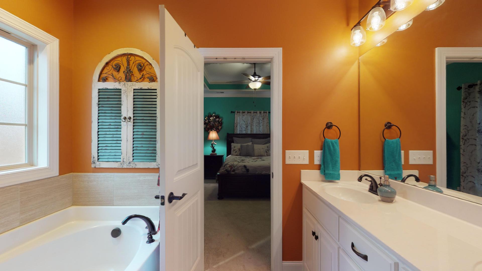 1215 Rimrock Road Smyrna, TN 37167 - Photo 22 of 30 Master bath with separate tub and shower, and double vanities