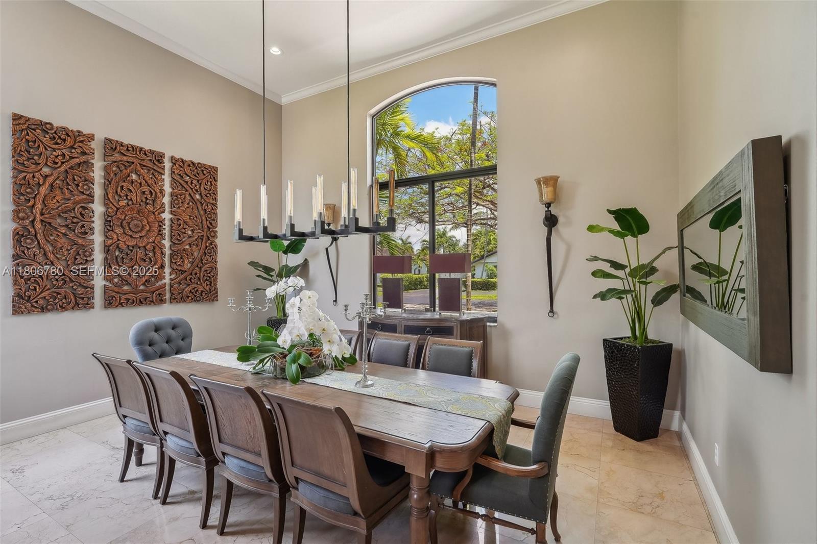 11898 Southwest 74th Terrace Miami, FL 33183 - Photo 13 of 68 a view of a dining room with furniture window and outside view
