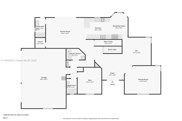 $1,999,999 | 11898 Southwest 74th Terrace, Miami, FL 33183