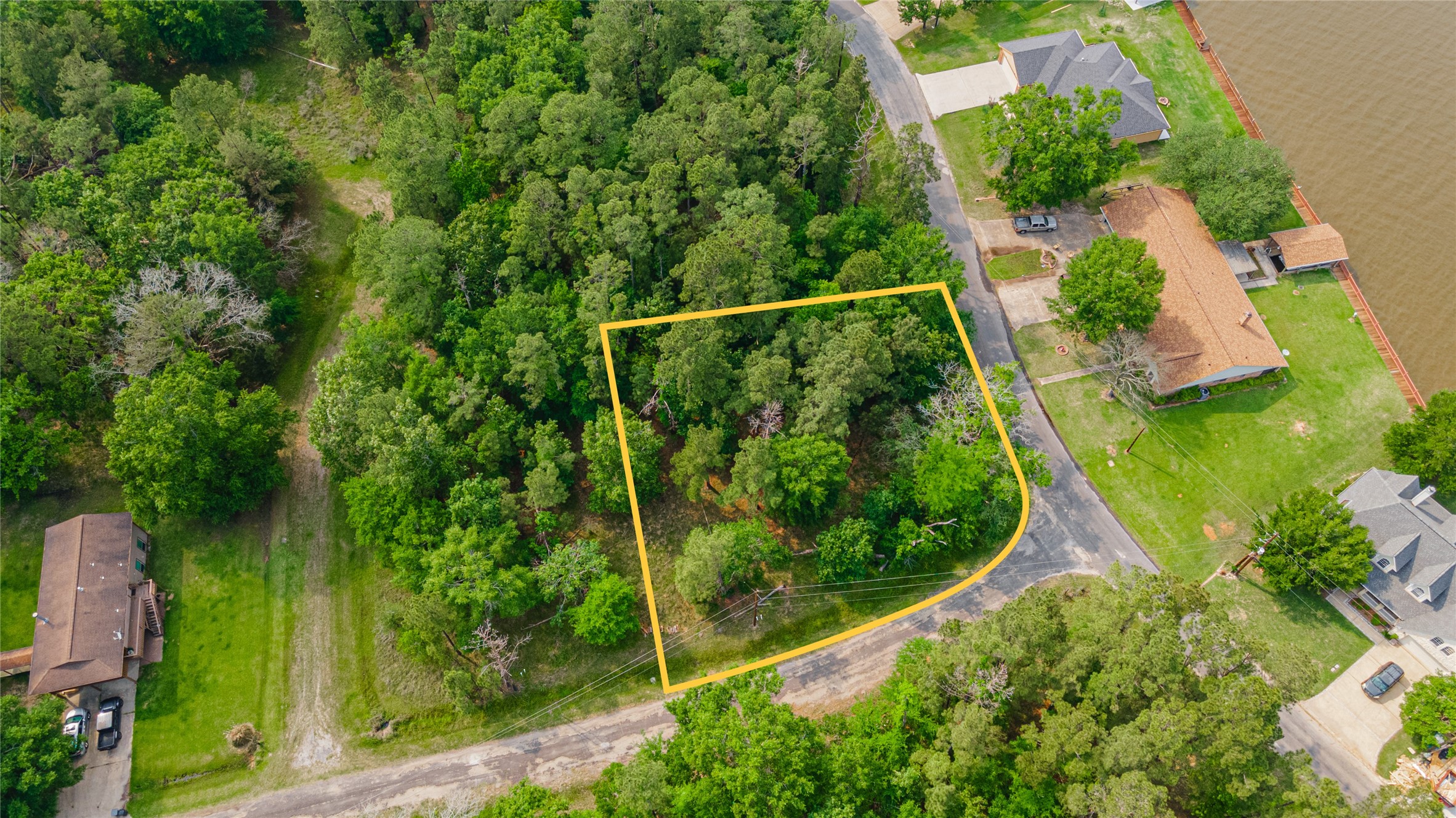 Tbd Tbd Forrest Hollow Trinity, TX 75862 - Photo 3 of 9 a view of a yard with potted plants