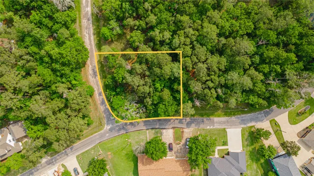 an aerial view of a houses with ocean view