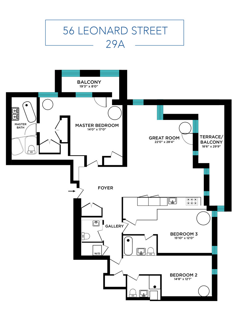 56 Leonard Street, Unit 29A Manhattan, NY 10013 - Photo 11 of 11