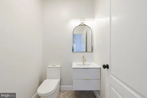 a view of staircase with white walls and white walls