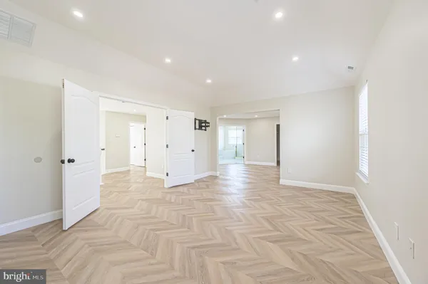 a view of an empty room