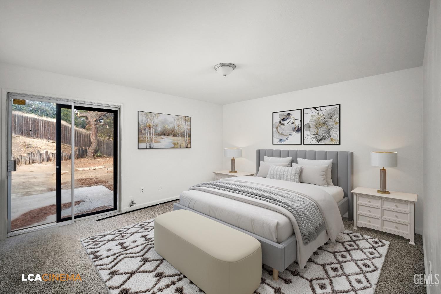 Undisclosed Address Bakersfield, CA 93306 - Photo 13 of 24 a bedroom with a large bed and a window