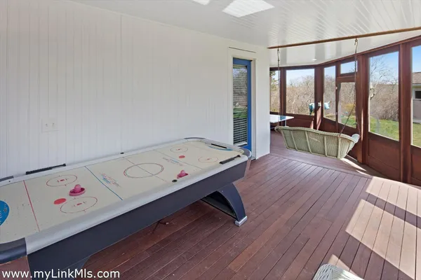 a bedroom with a bed and a closet