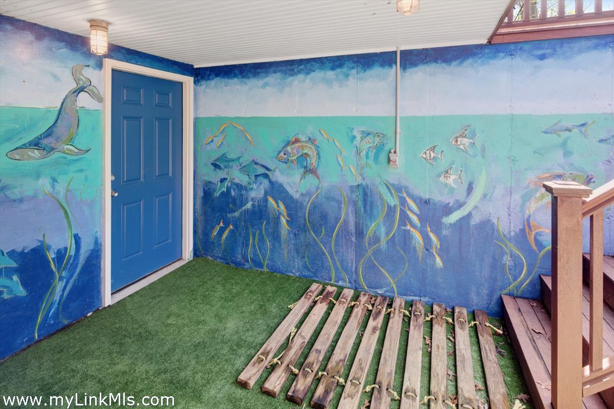 72 Chappaquiddick Avenue Edgartown, MA 02539 - Photo 32 of 63 primary home lower level exterior entrance, FUN!