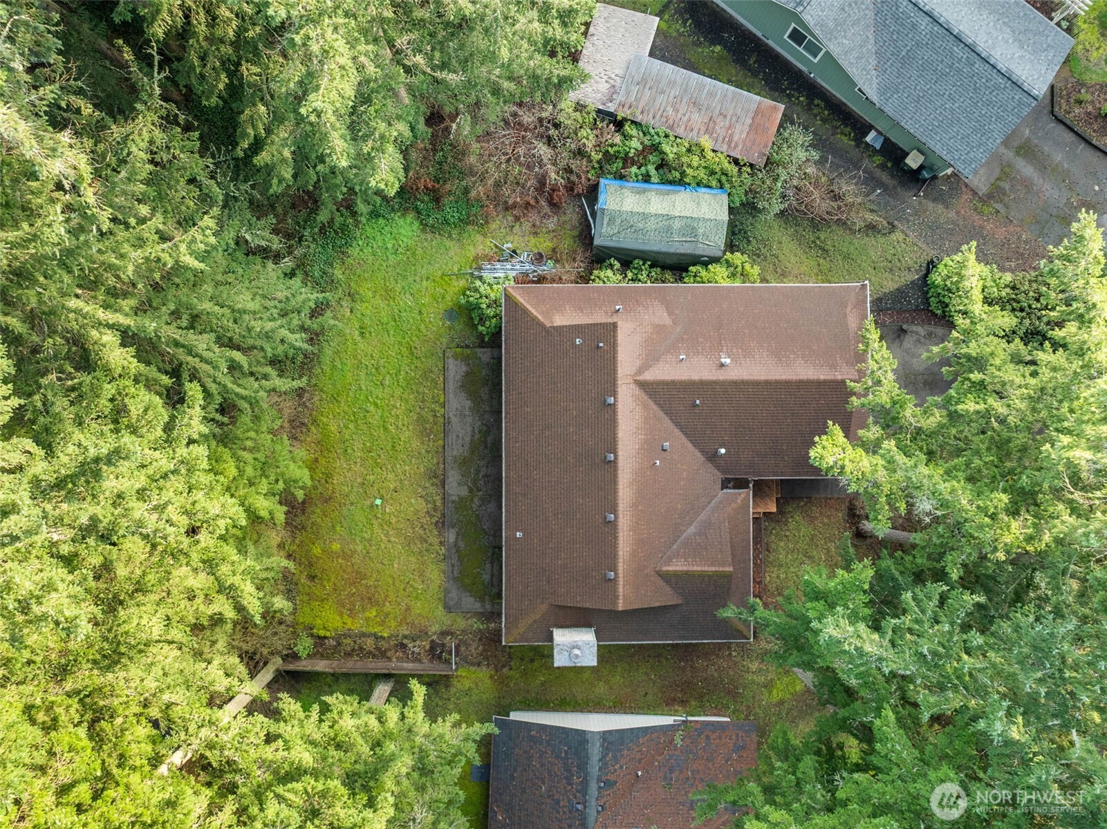 8529 37th Court Southeast Lacey, WA 98503 - Photo 30 of 34 an aerial view of a house