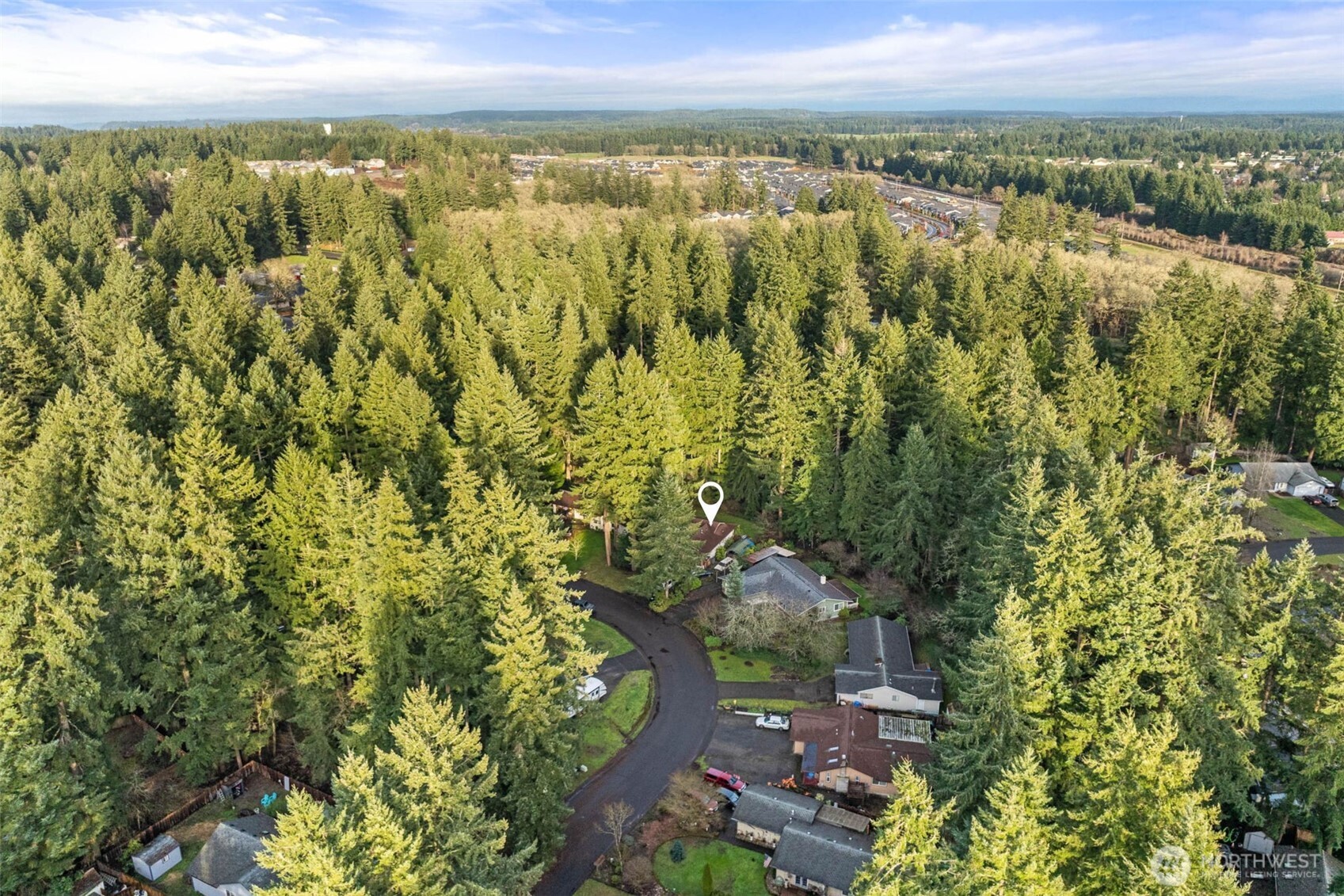 8529 37th Court Southeast Lacey, WA 98503 - Photo 33 of 34 view of an outdoor space and mountain view