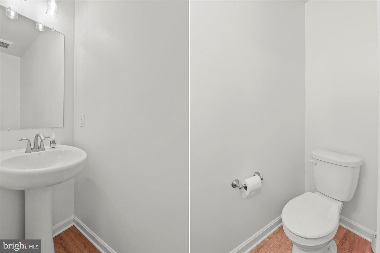 103 Overlook Dr. Hanover, PA 17331 - Photo 32 of 39 a bathroom with a toilet a sink and mirror