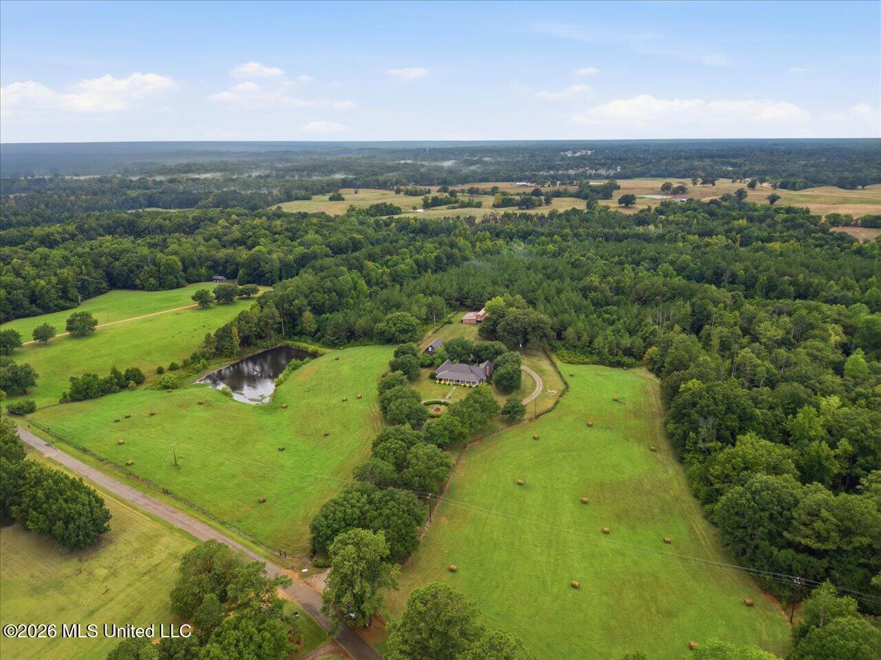 1124 Perrett Road Hazlehurst, MS 39083 - Photo 75 of 77 1124 Perrett Rd - Aerial House View