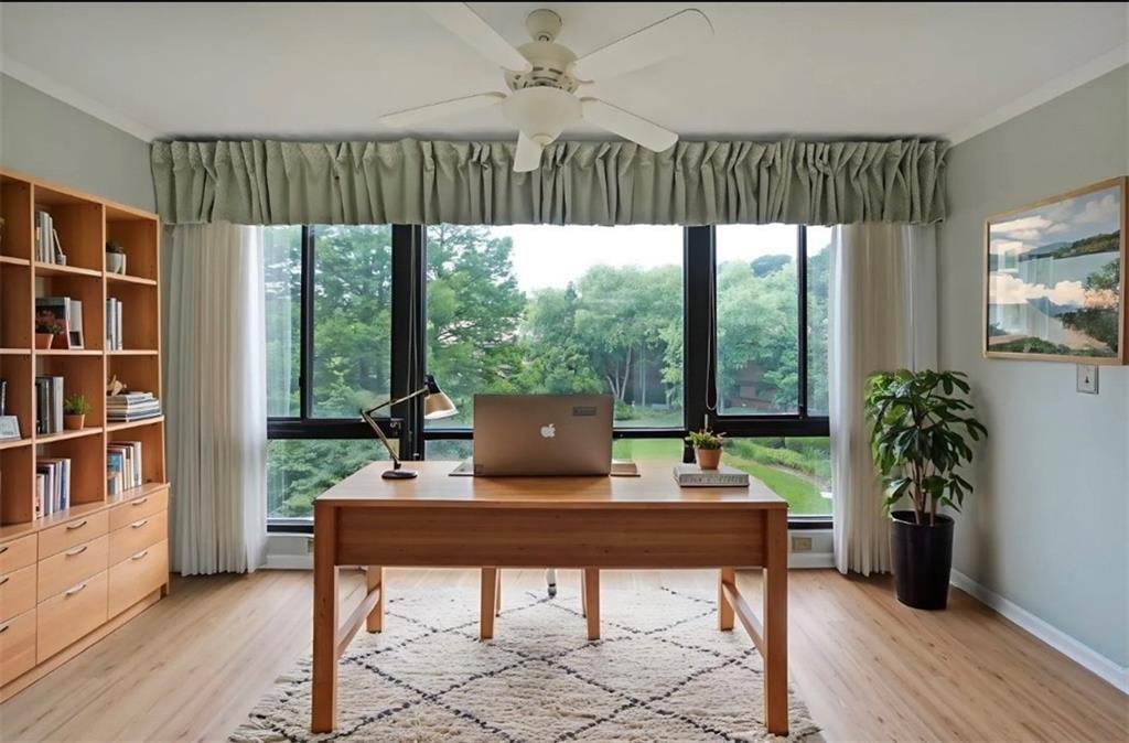 1800 Clairmont Lake, Unit A313 Decatur, GA 30033 - Photo 11 of 40 a view of a workspace with furniture and a window
