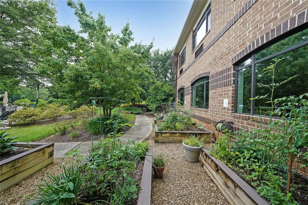1800 Clairmont Lake, Unit A313 Decatur, GA 30033 - Photo 33 of 40 a view of a garden with pathway