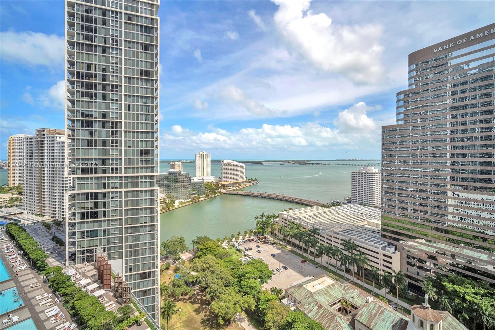 485 Brickell Avenue, Unit 2508 Miami, FL 33131 - Photo 2 of 20 a view of a city with tall buildings