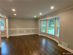 11900 Deerhurst Drive Midlothian, VA 23113 - Photo 12 of 33 an empty room with wooden floor and windows