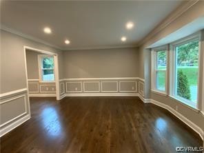11900 Deerhurst Drive Midlothian, VA 23113 - Photo 13 of 33 a view of an empty room with wooden floor and a window