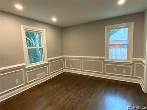 11900 Deerhurst Drive Midlothian, VA 23113 - Photo 16 of 33 a view of an empty room with a window and wooden floor