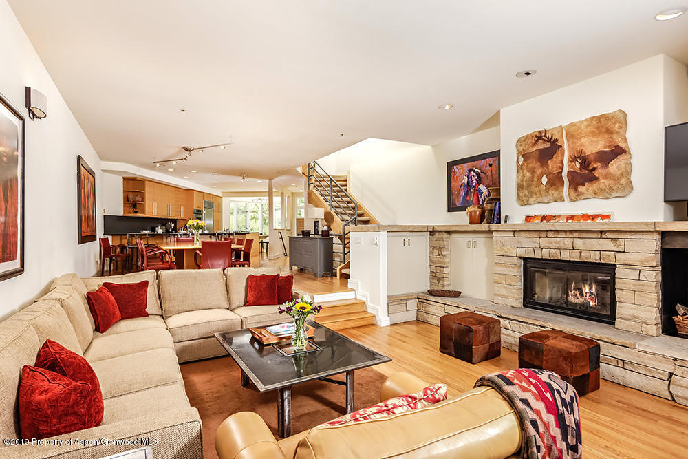 381 Ridge Road, Unit B2 Snowmass Village, CO 81615 - Photo 6 of 27 Living Room, Dining Area, Kitchen