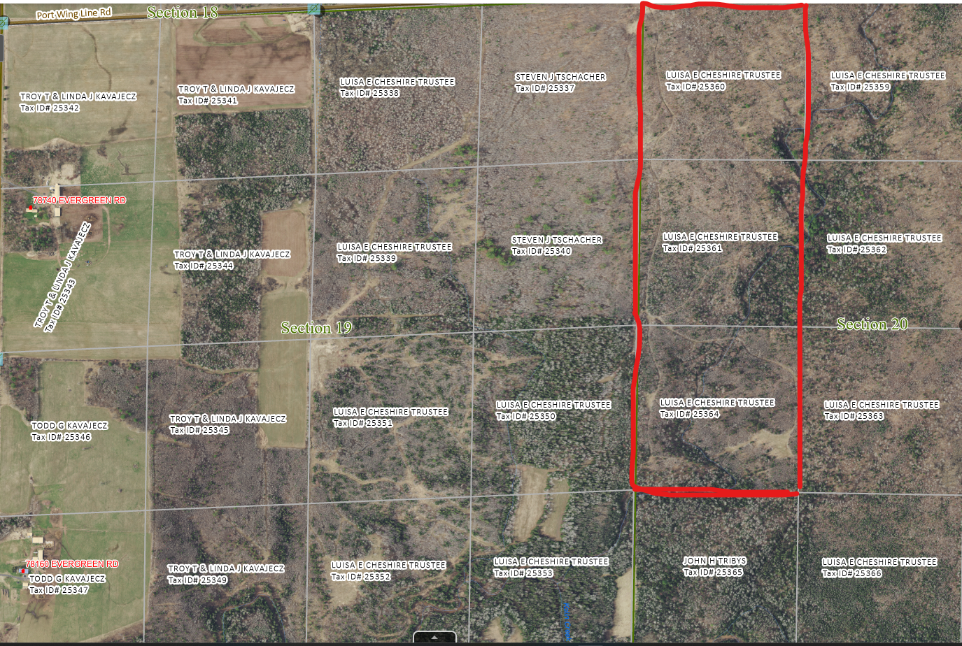 Xx2 X Port Wing Line Road Iron River, WI 54847 - Photo 1 of 1 Gallery Image 1
