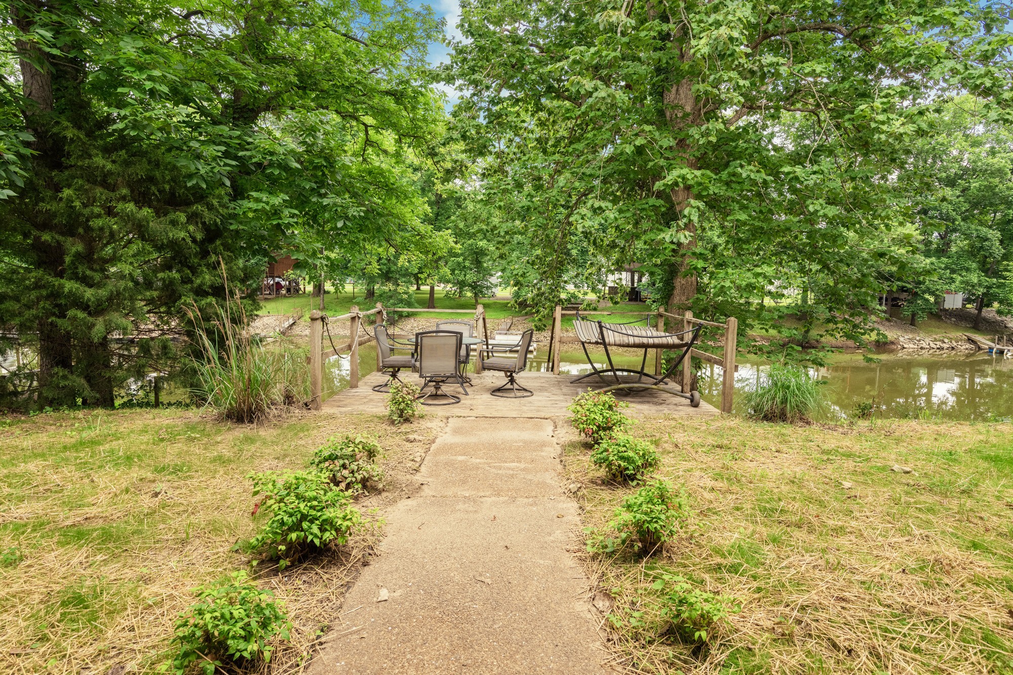 91 Creekside View Lane Decaturville, TN 38329 - Photo 23 of 57 a view of yard with green space