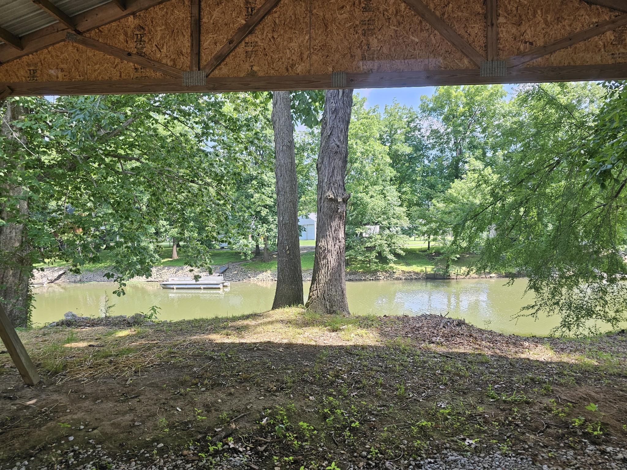 91 Creekside View Lane Decaturville, TN 38329 - Photo 48 of 57 a view of back yard of the house