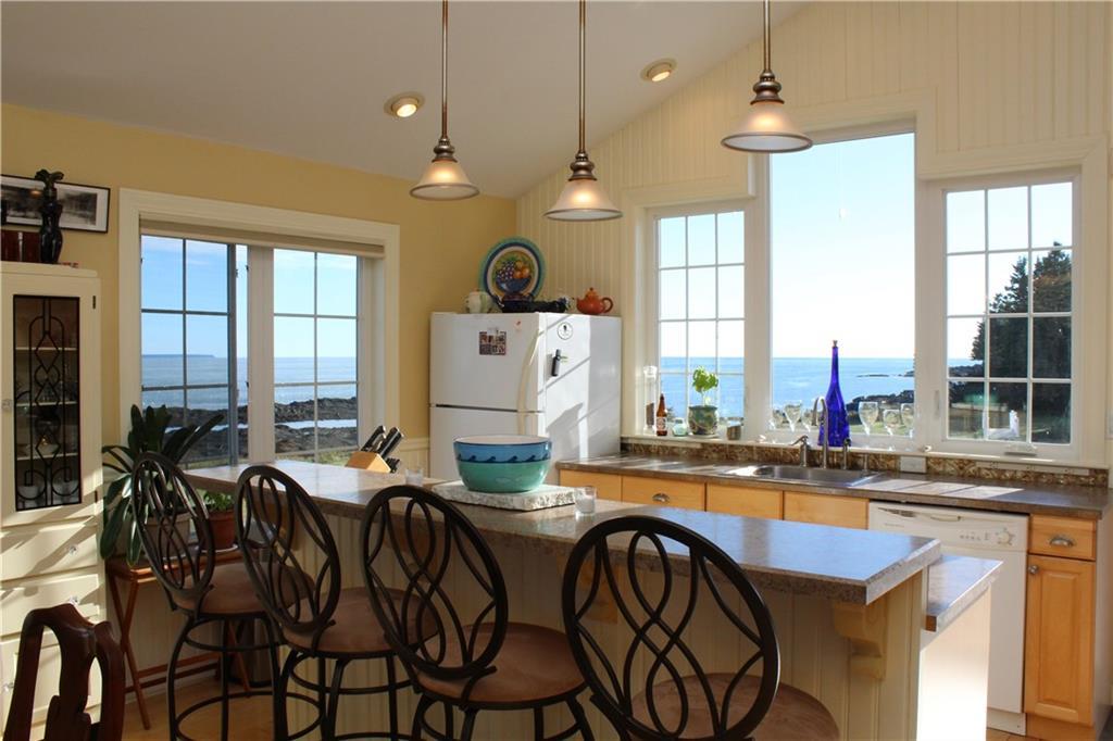 98 Carrying Place Cove Road Lubec, ME 04652 - Photo 18 of 35 Welcome to the kitchen at the...
