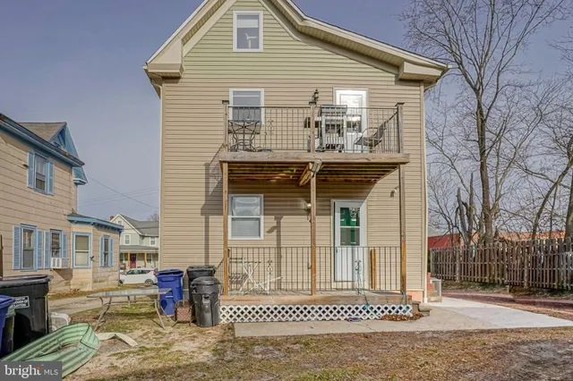 a front view of a house with a balcony