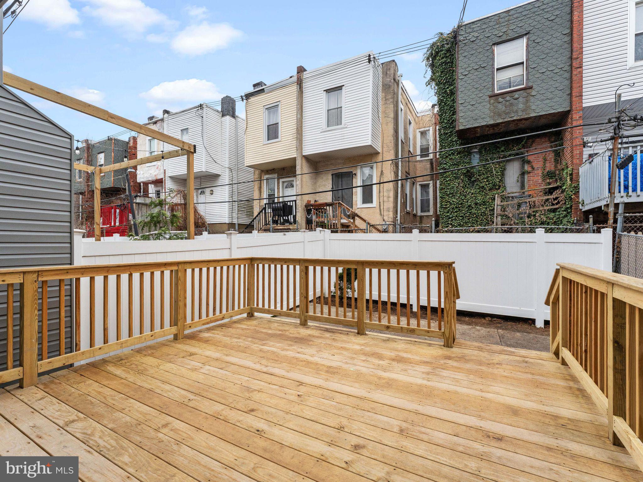 138 West Sharpnack Street Philadelphia, PA 19119 - Photo 43 of 44 a balcony view with a bench