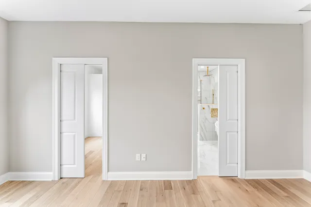 a view of wooden floor