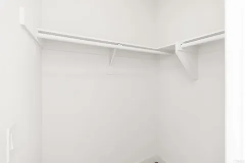 a close view of closet