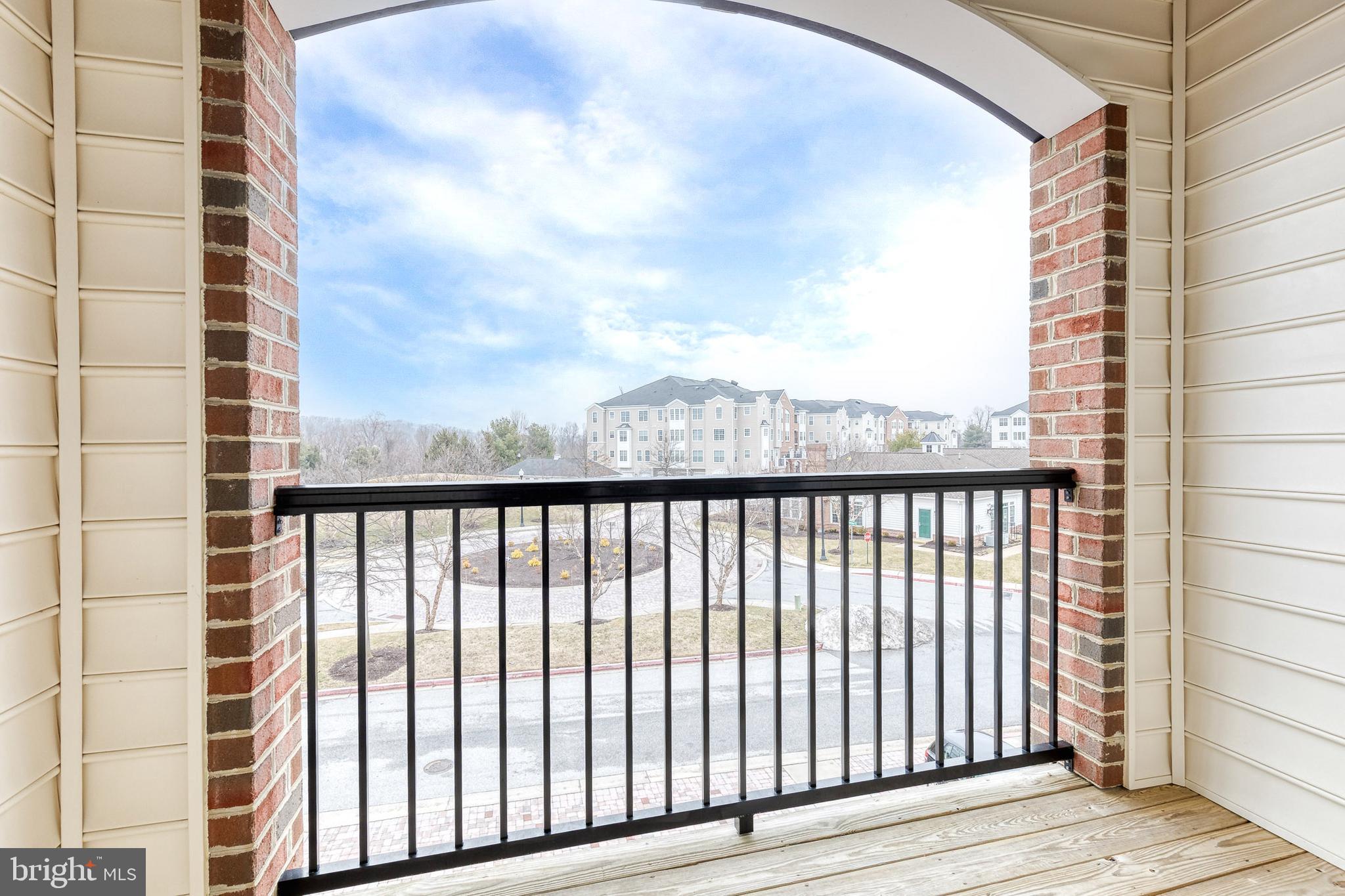 7305 Brookview Road, Unit 308 Elkridge, MD 21075 - Photo 22 of 28 Relaxing balcony view for fresh arir