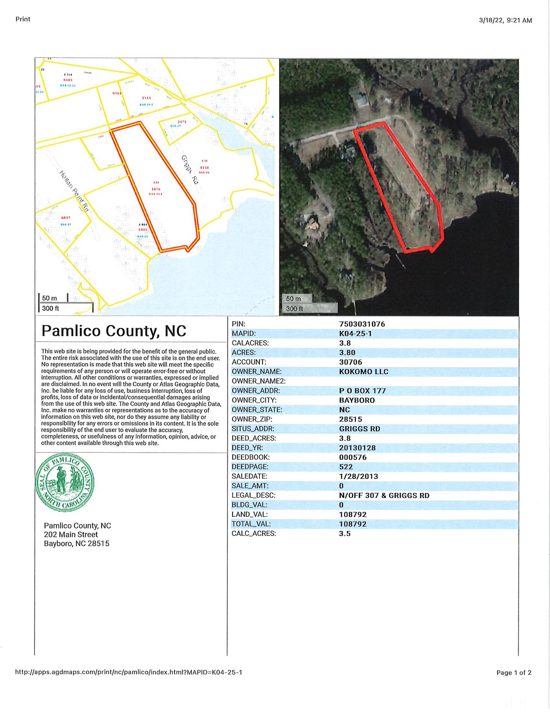 307 Griggs Road Vandemere, NC 28587 - Photo 45 of 45 unknown