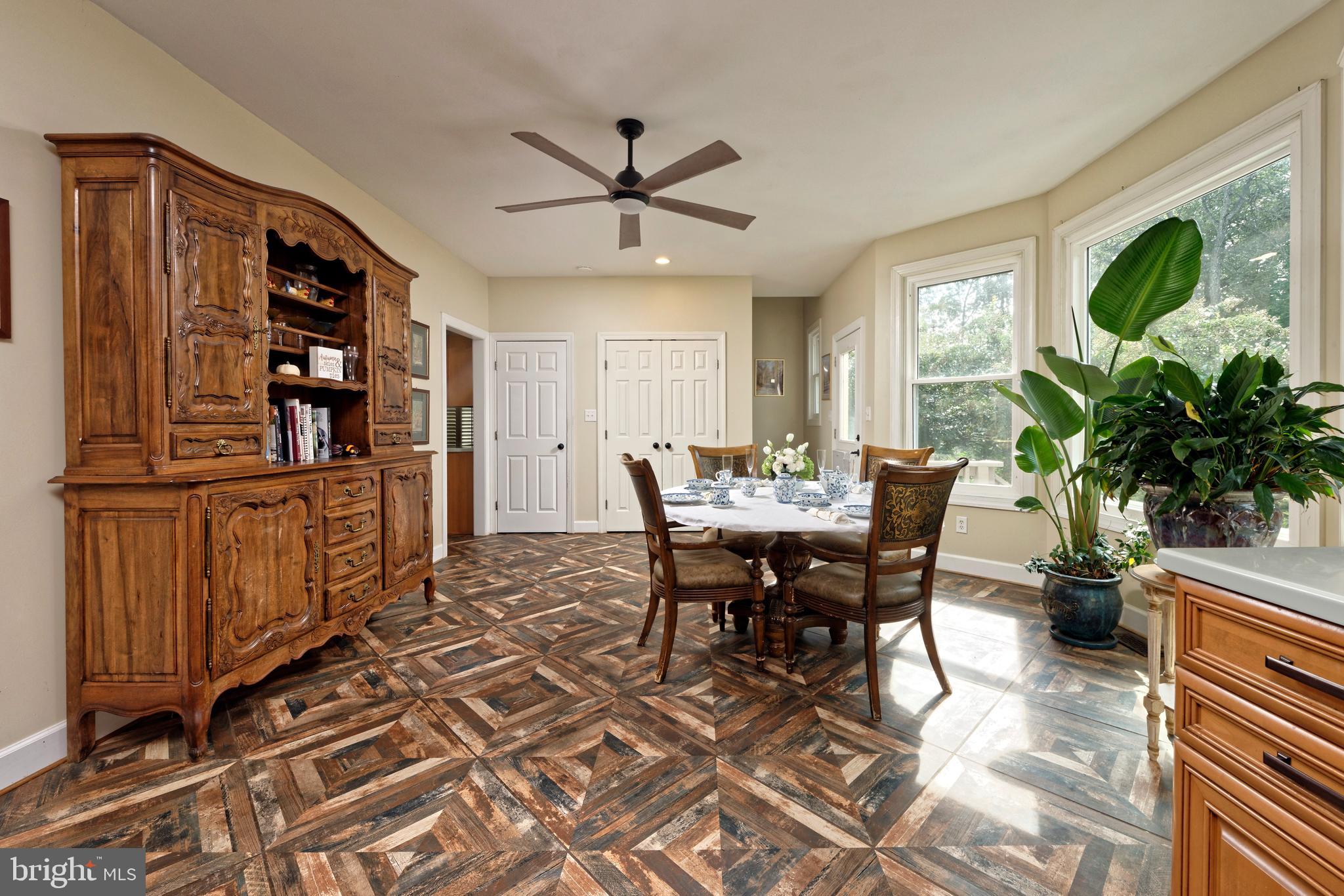 36775 Leith Lane Middleburg, VA 20117 - Photo 13 of 70 a view of a dining room with furniture window and wooden floor