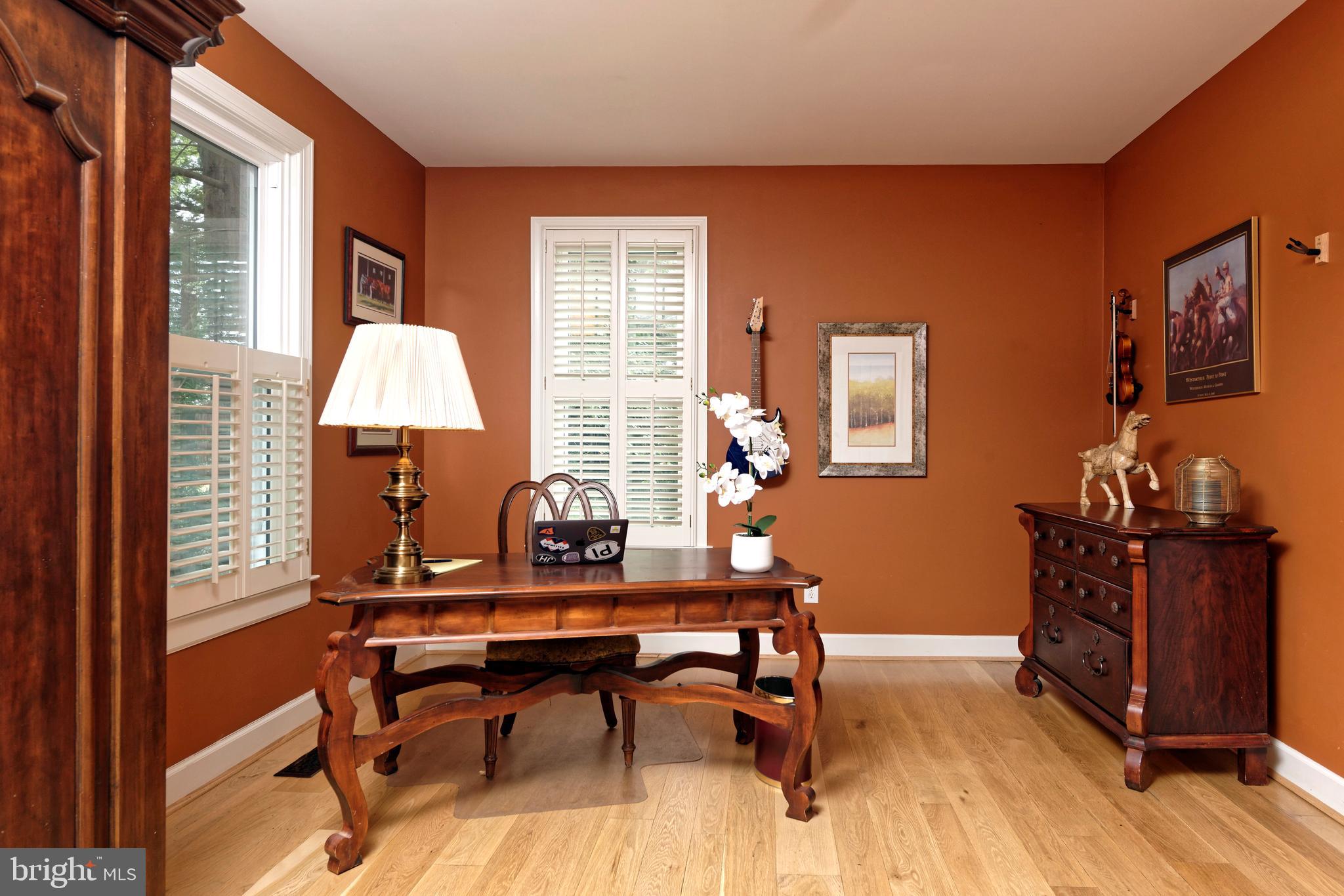36775 Leith Lane Middleburg, VA 20117 - Photo 15 of 70 a view of a workspace with furniture and a window