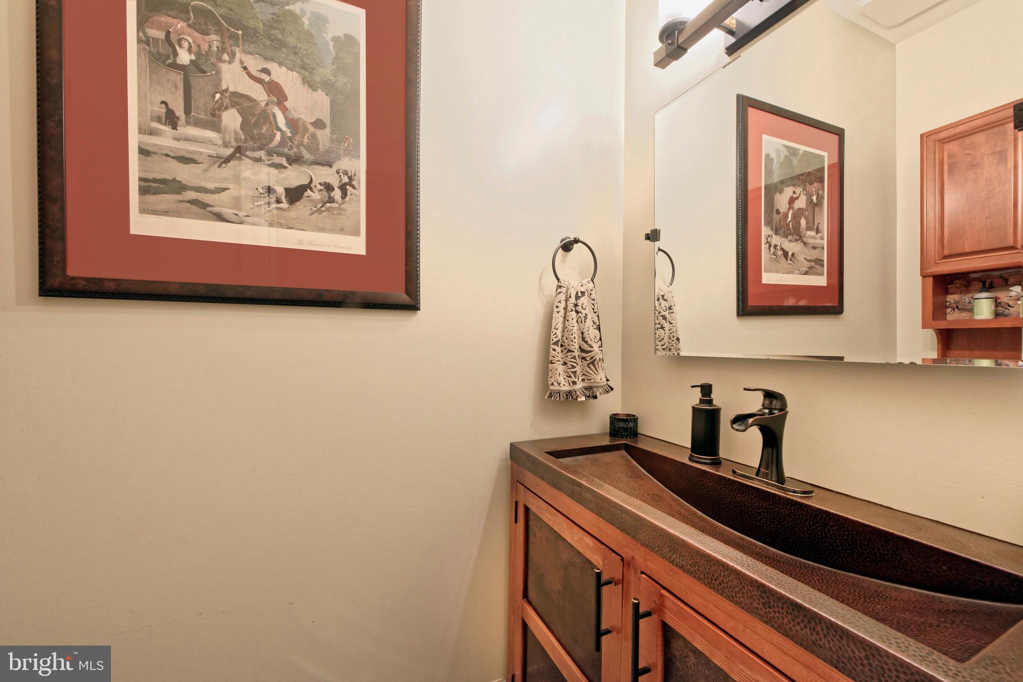 36775 Leith Lane Middleburg, VA 20117 - Photo 17 of 70 a view of a sink and a mirror