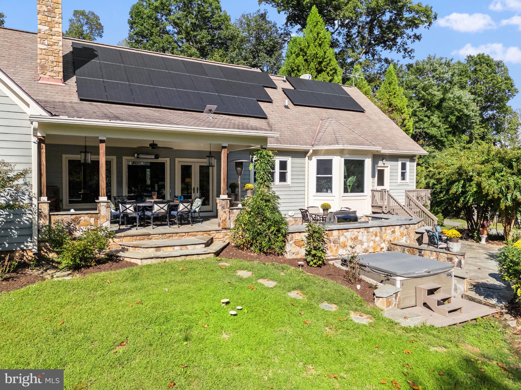 36775 Leith Lane Middleburg, VA 20117 - Photo 33 of 70 a view of a house with sitting area and garden
