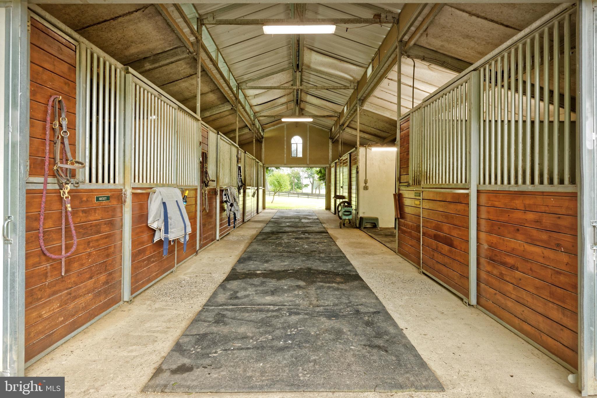36775 Leith Lane Middleburg, VA 20117 - Photo 50 of 70 View from other side of barn aisle w/wash stall