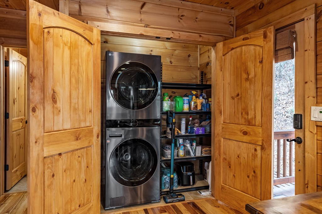161 Cub Trail Cherry Log, GA 30522 - Photo 49 of 57 a utility room with dryer and washer