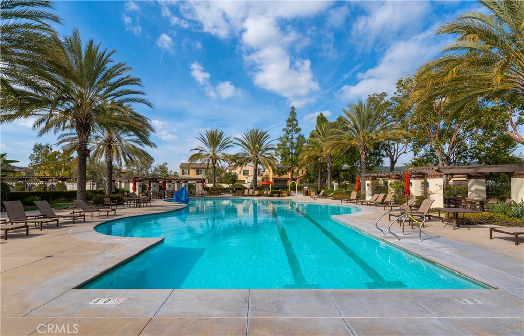 409 Mallorca Lane Brea, CA 92823 - Photo 31 of 40 a view of yard with swimming pool and sitting area