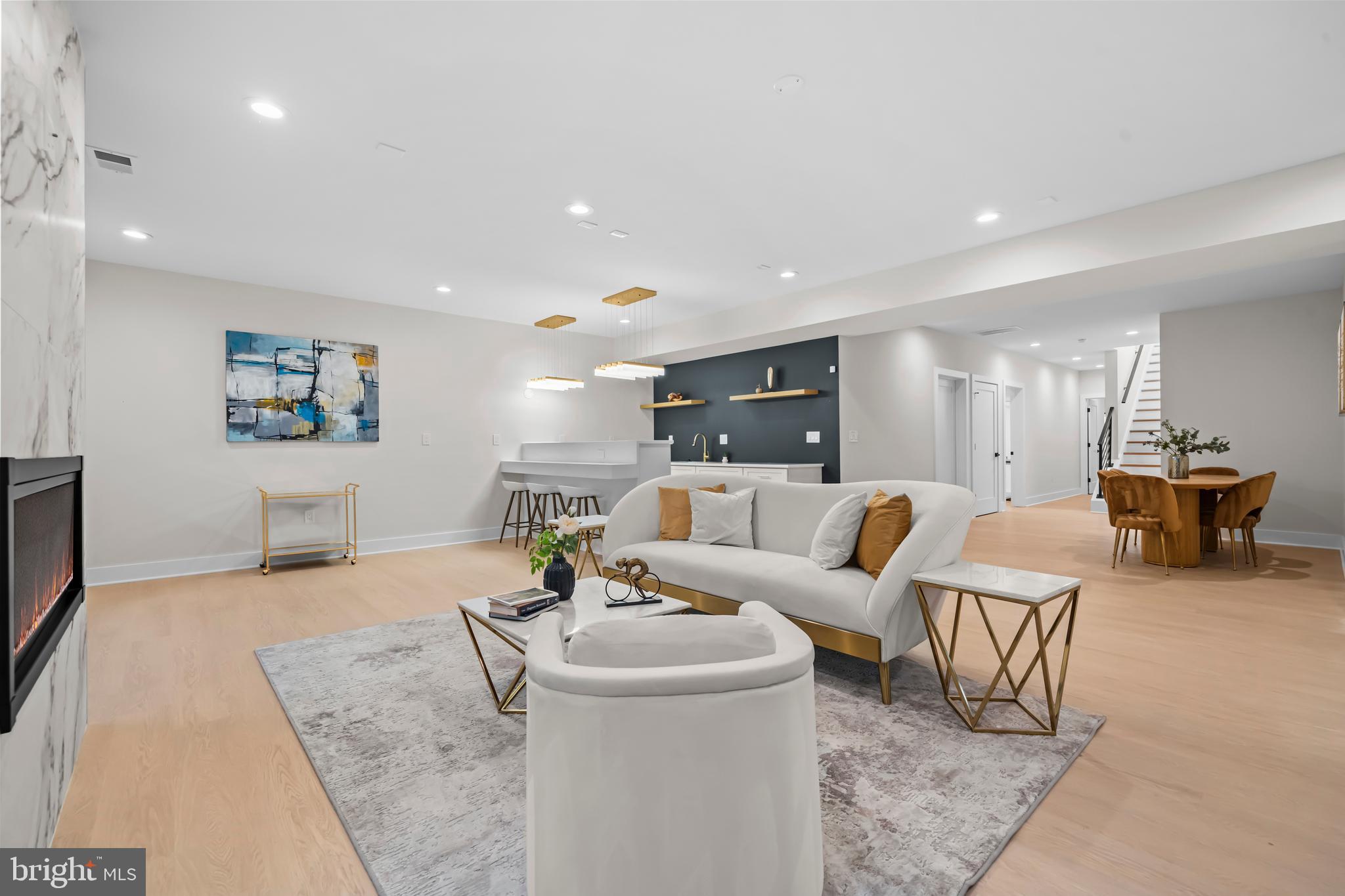 4246 15th Street North Arlington, VA 22207 - Photo 58 of 72 a living room with furniture and a table