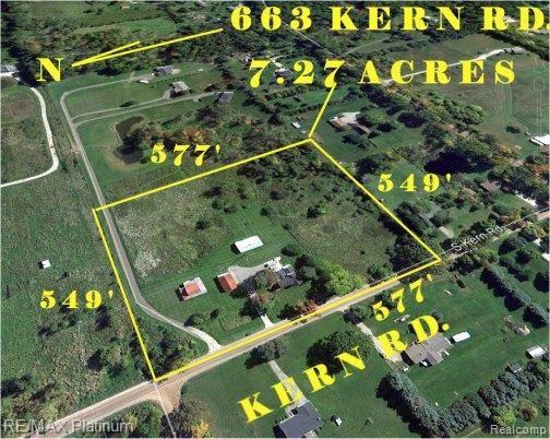 663 South Kern Road Fowlerville, MI 48836 - Photo 5 of 18 663KERN AERIAL MLS.jpg