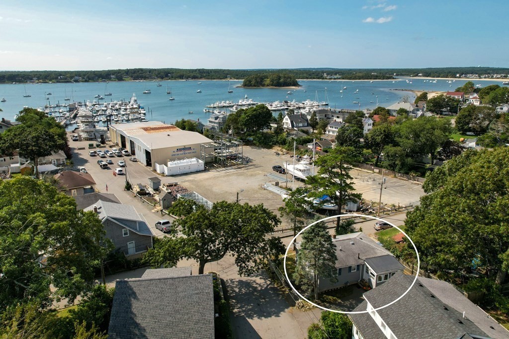 14 Gray Street Wareham, MA 02532 - Photo 25 of 33 an aerial view of a house with a lake view