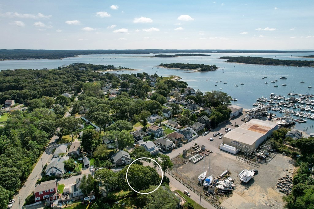 14 Gray Street Wareham, MA 02532 - Photo 30 of 33 an aerial view of a house with a lake view
